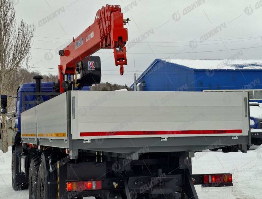 Бортовой автомобиль Урал 4320-80 с КМУ Kanglim 2057