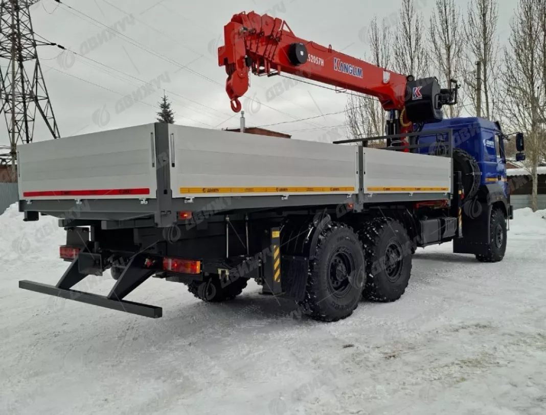 Бортовой автомобиль Урал 4320-80 с КМУ Kanglim 2057