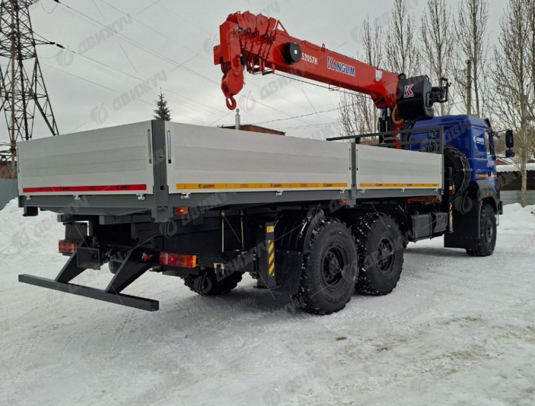 Бортовой автомобиль Урал 4320-80 с КМУ Kanglim 2057