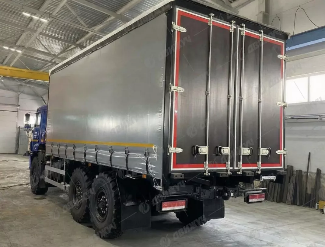 Бортовой тентованный автомобиль на шасси КАМАЗ 43118-76