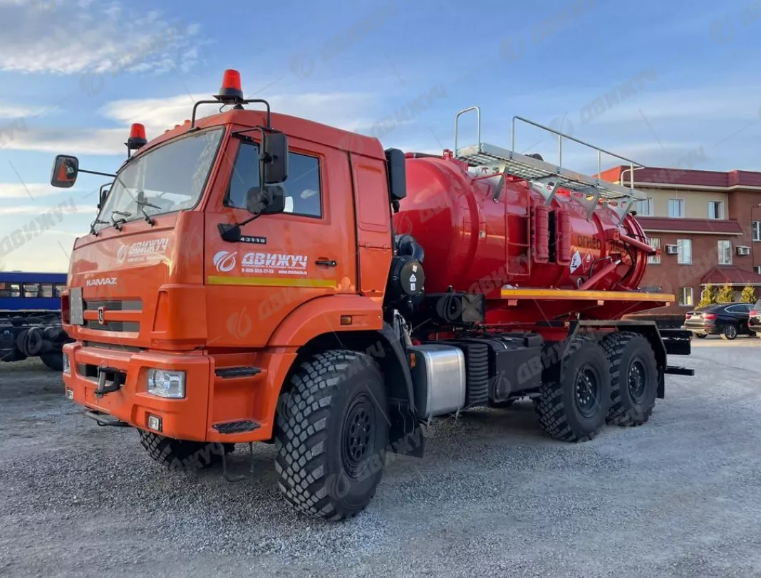 АКНС-10 на шасси Камаз 43118-48 (насос DL-250)