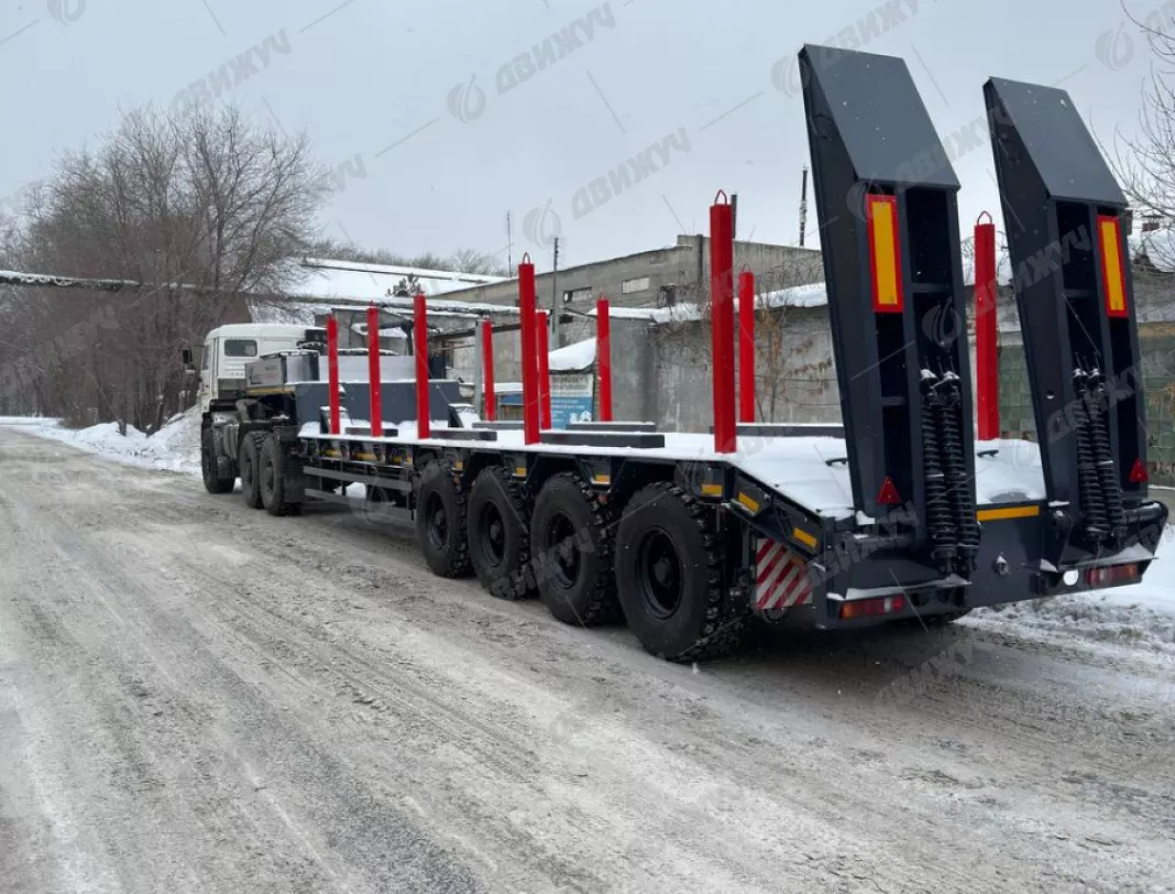Полуприцеп-тяжеловоз ЧМЗАП 99903-0000041-КУ5 высокорамный