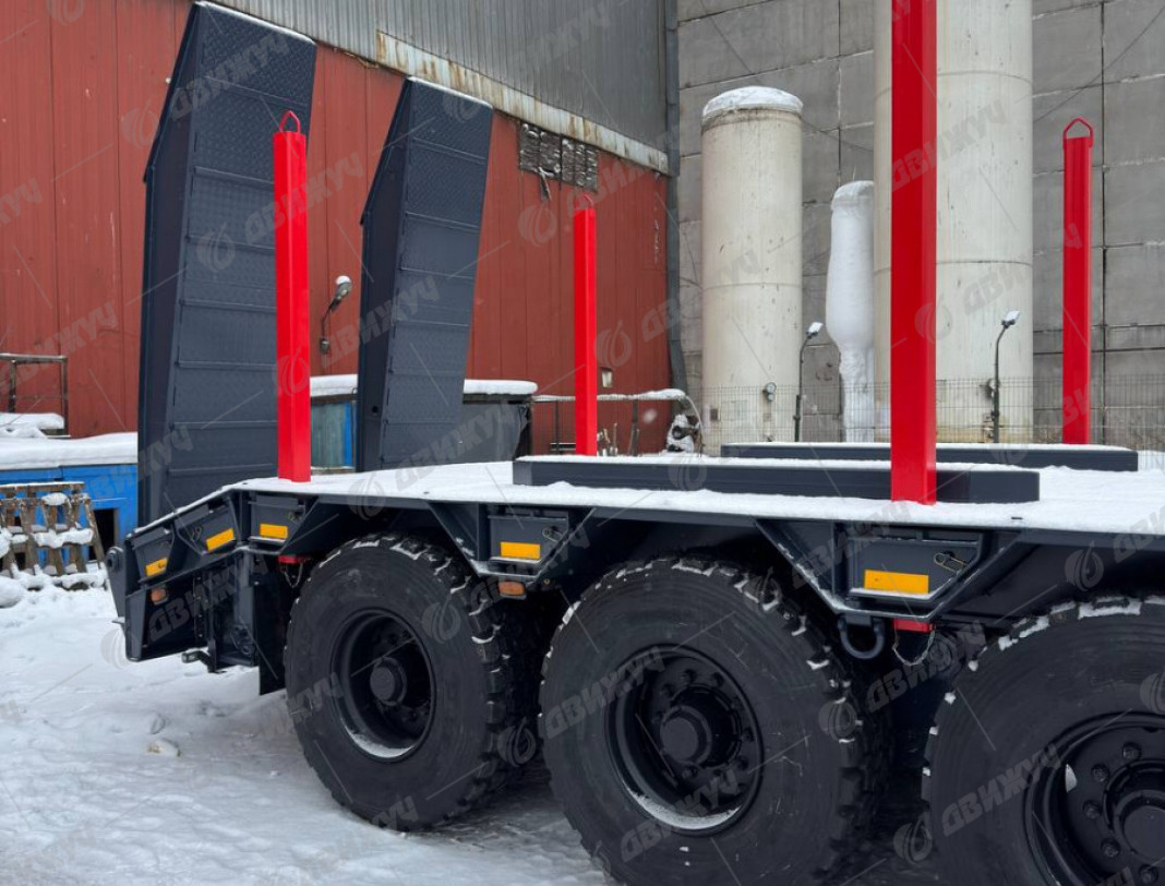 Полуприцеп-тяжеловоз ЧМЗАП 99903-0000041-КУ5 высокорамный