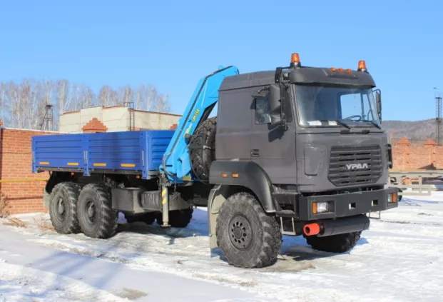 Бортовой Урал 4320-4972-80М с КМУ ИМ-150