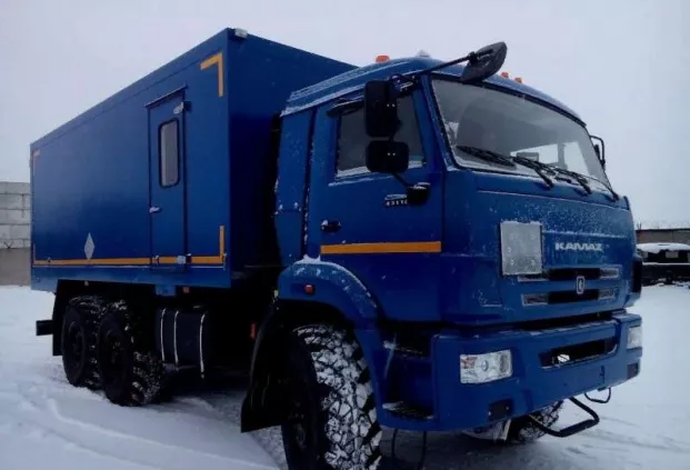 Автомобиль для перевозки опасных грузов (ВВ) на шасси КАМАЗ 43118