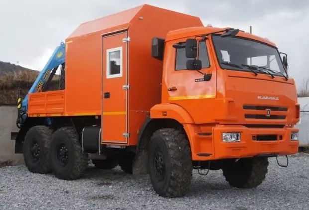 ГПА на шасси КамАЗ 5350 (6х6), с КМУ ИМ-50