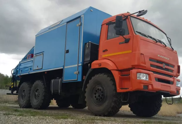 ГПА на шасси КамАЗ 43118 (6х6), с КМУ ИМ-95