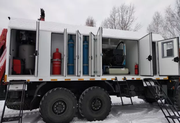 АРС (Агрегат ремонтно-сварочный) на шасси КамАЗ 43118 (6х6)