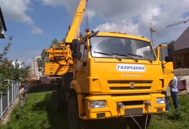 Автокран Галичанин КС-55713-5 на шасси КАМАЗ 43118-46 б/у 