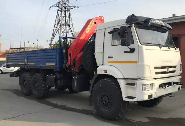 Бортовой КАМАЗ 43118-50 с КМУ PALFINGER РК 23500А