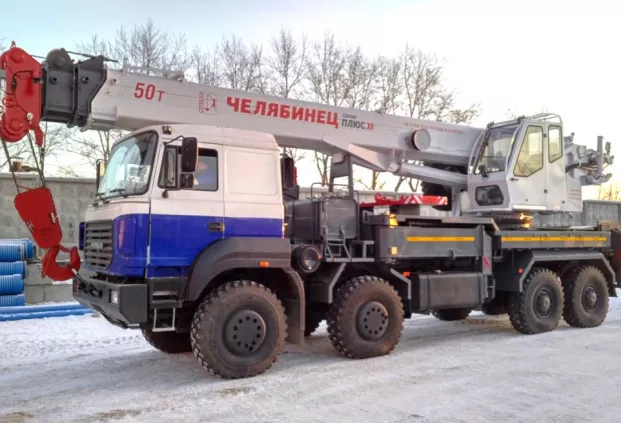 Автокран Челябинец КС-65717-34 на шасси Урал 9593 (8х8)