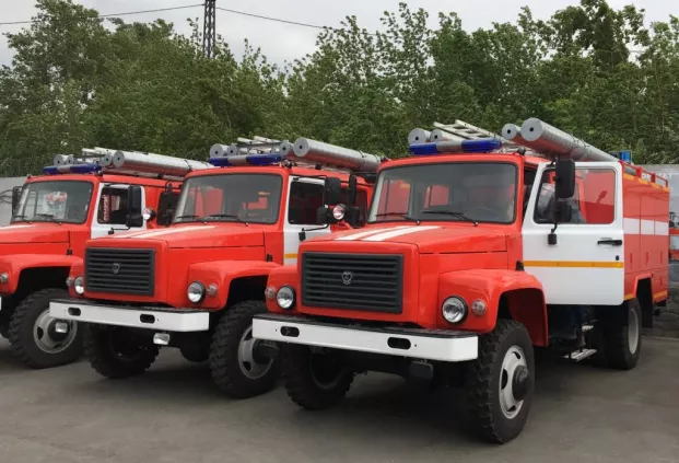 Автоцистерна пожарная АЦ-2,6-40 (33086) на базовом шасси ГАЗ-33086