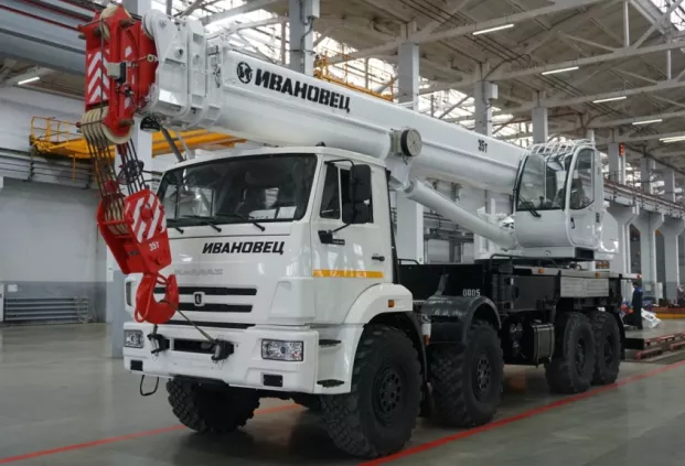 АВТОКРАН ИВАНОВЕЦ КС-55735-7 на шасси КАМАЗ-63501