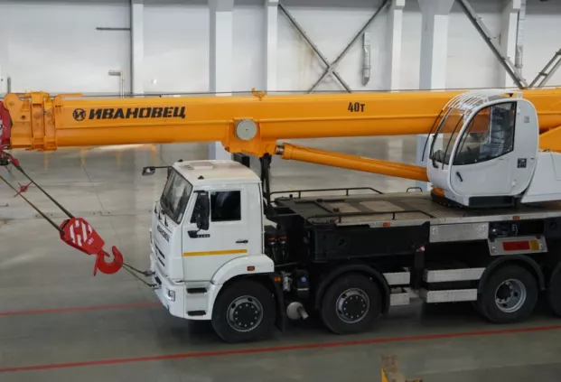 АВТОКРАН ИВАНОВЕЦ КС-65740-6 на шасси КАМАЗ-6540