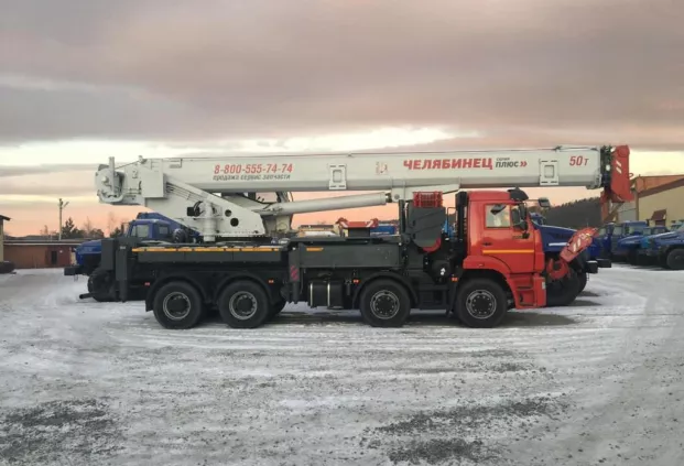 Автокран «Челябинец» КС-65717 на шасси КамАЗ 65201-53 