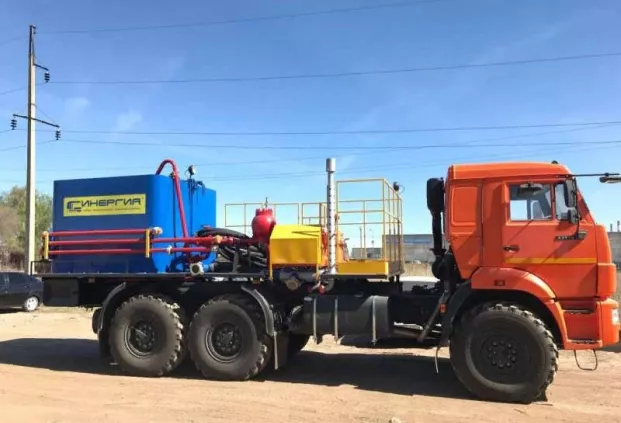 Цементировочный агрегат СИН35 на шасси КАМАЗ 43118-50 без ВПБ