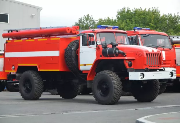 Автоцистерна пожарная АЦ-4,0-40 на шасси Урал-43206 