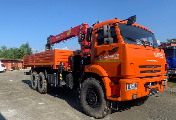 Бортовой автомобиль КАМАЗ 43118-50 с КМУ ИНМАН ИТ-150