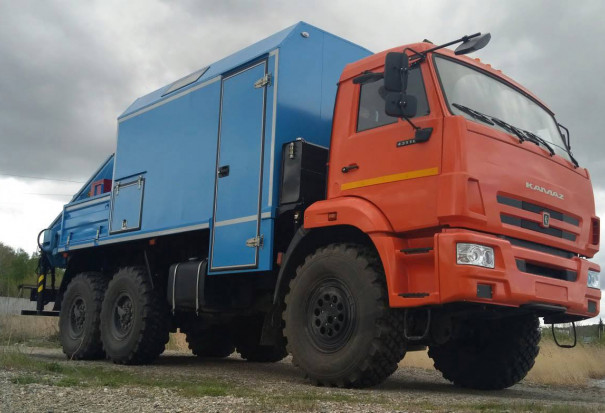ГПА на шасси КамАЗ 43118 (6х6), с КМУ ИМ-95