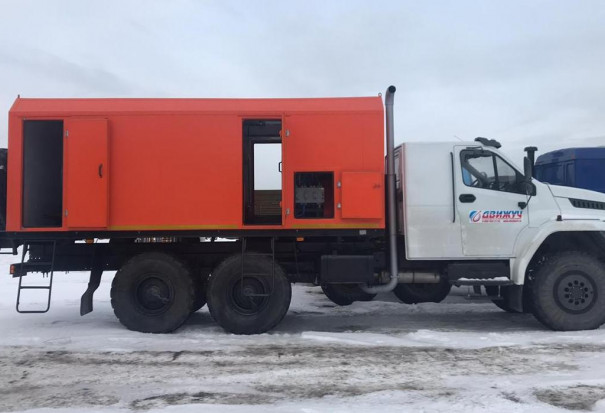ППУ 1600/100 на шасси Урал Next 4320-72 (2 топливных бака)