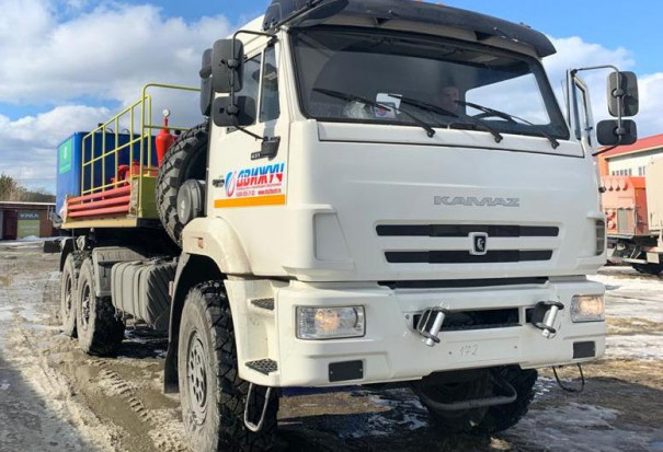Цементировочный агрегат ЦА-320 на шасси КАМАЗ 43118-50 c ВПБ