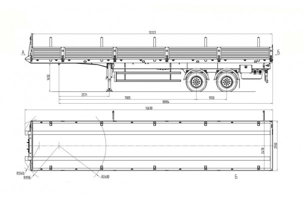Полуприцеп ТСП 9417-0000011 