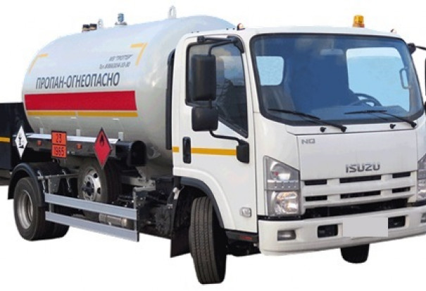 Газовоз АЦТ-7 на шасси ISUZU