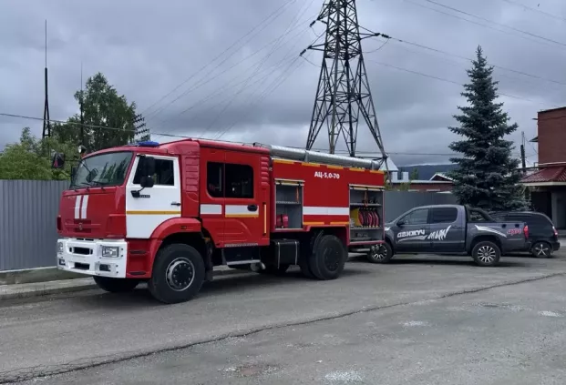 Автоцистерна пожарная АЦ-5,0-70 на шасси Камаз 53605