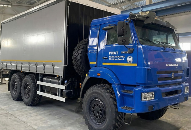 Бортовой тентованный автомобиль на шасси КАМАЗ 43118-76
